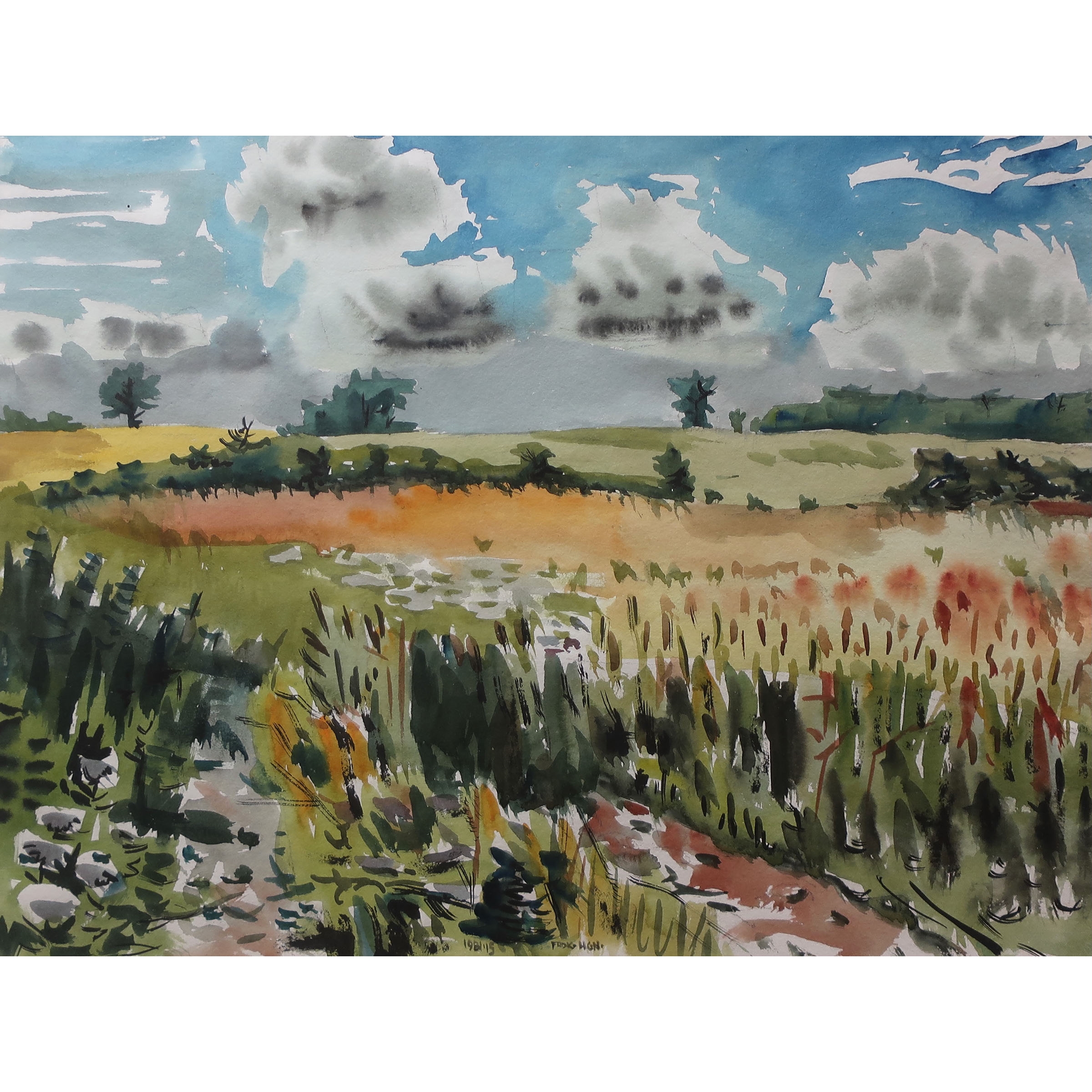 Frederick Hagan | WAUPOOS FIELDS AND AUGUST SKY, NEAR PICTON, PRINCE ...