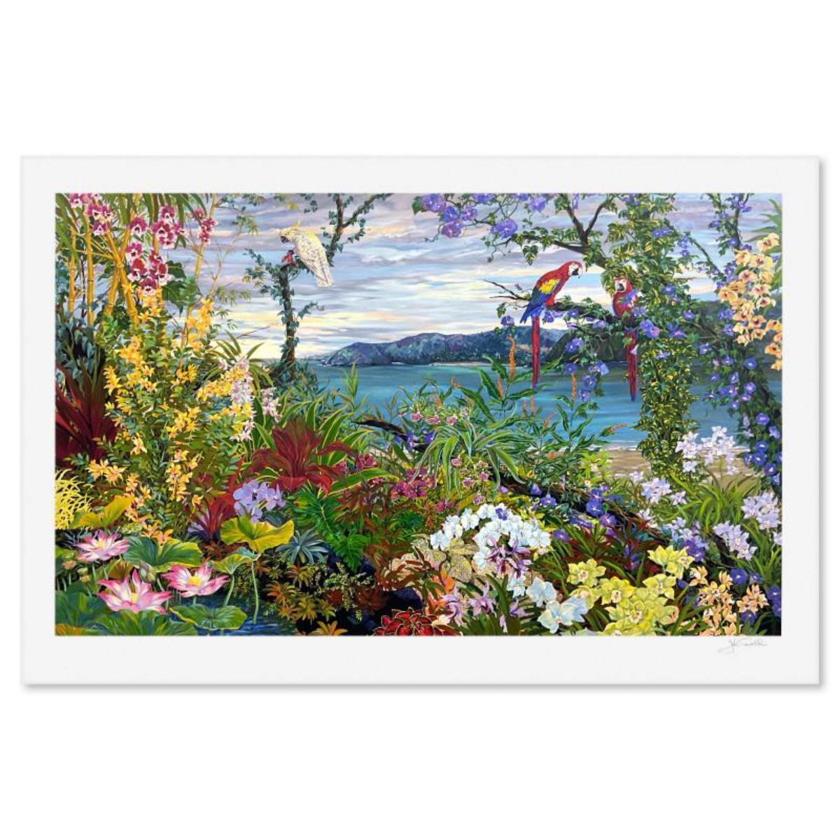 Artwork by John Powell, Lost Lagoon, Made of SERIGRAPH