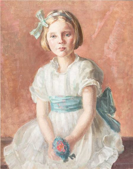 PORTRAIT OF ELIZABETH WALLACE by Hedwig Esther Pilitz