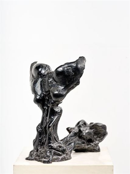 Léonardo Delfino | Sculpture in black-tinted resin Height: | MutualArt