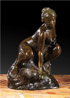 Jeu de boules player Model created around - Félix Soules