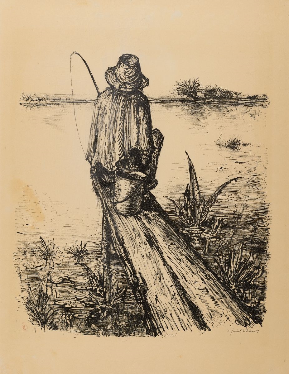the angler by A. Paul Weber, 1960