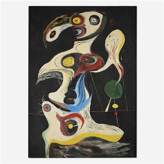 Untitled by Emerson S. Woelffer, 1952