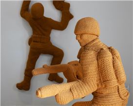 Nathan Vincent Crochets Away Toxic Masculinity