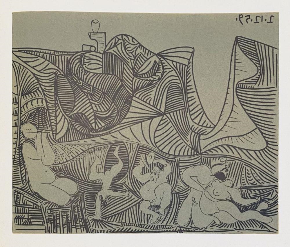 Pablo Picasso | Pablo Picasso (after) - Bacchanale au hibou (1963 ...
