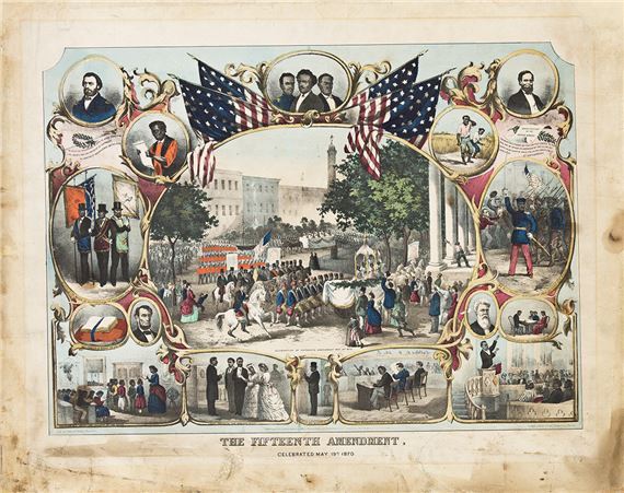 The Fifteenth Amendment, Celebrated May 19th 1870 by James Carter Beard, 1870