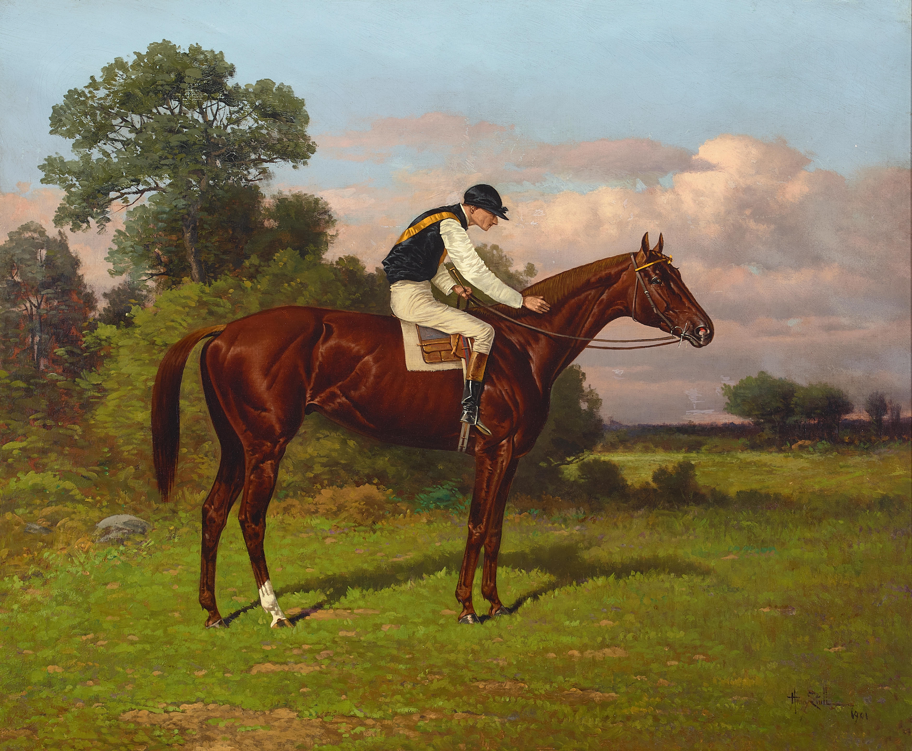 Henry Stull | Racehorse and jockey (1901) | MutualArt