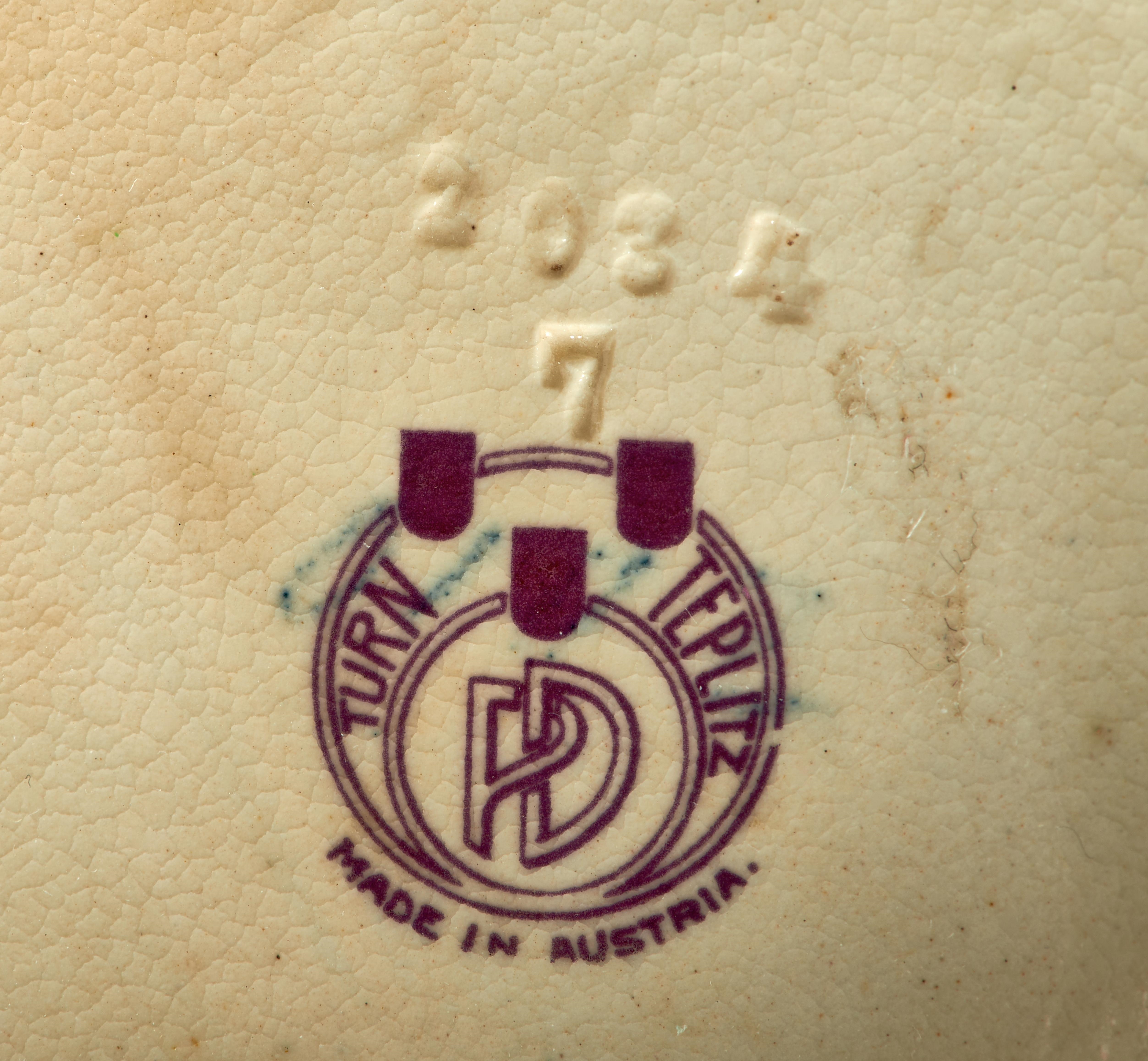 Artwork by Paul Dachsel, Pinecone, Made of glazed ceramic