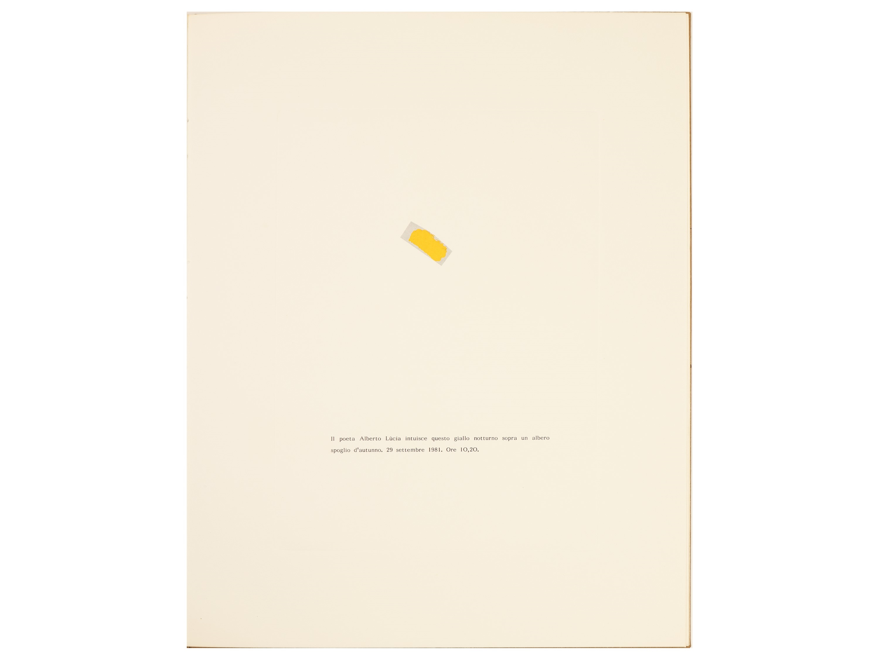 Emilio Isgrò | The poet Alberto Lùcia (1985) | MutualArt