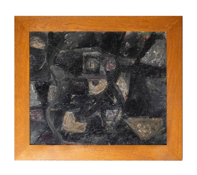 Artwork by Stacha Halpern, Abstract composition, Made of Oil on canvas