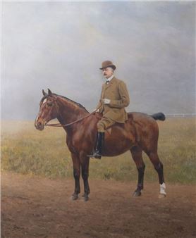 F.BRESSIN (19th - 20th centuries) The horseman Oil... - Lot 142 - Aponem - F.bressin