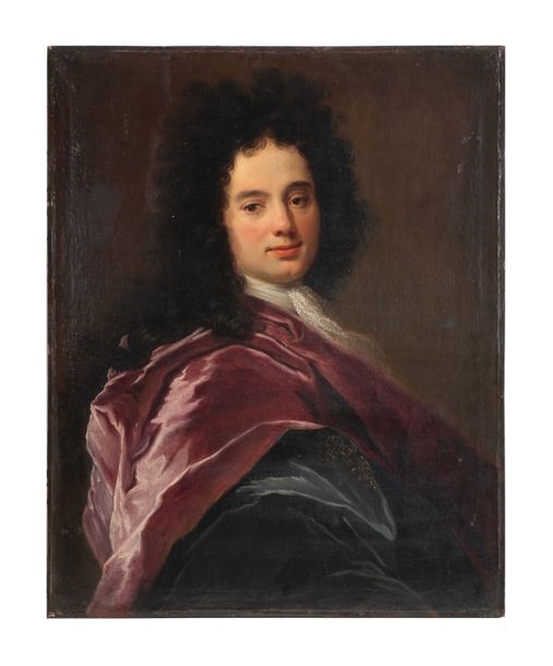 French school of the 18th century Close to Joseph Vivien Portrait of a man of quality Oil on canvas 80 x 61 cm Expert : Cabinet Turquin Please ask for the condition reports before the sale: they are not included in the listings. - French School, 18th Century