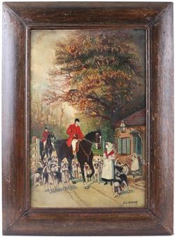 Fox Hunting Scene - Diane Mahoney