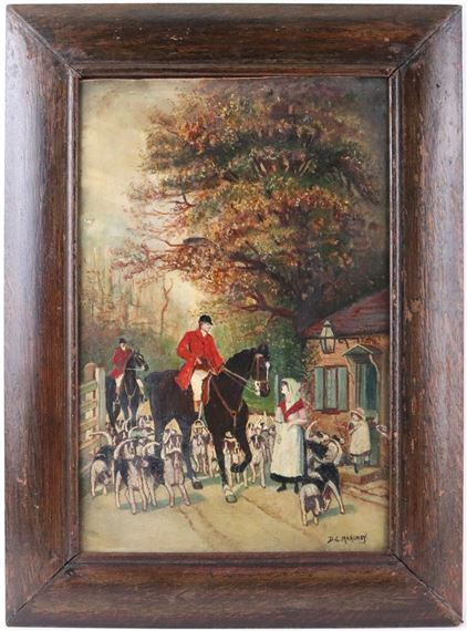 Fox Hunting Scene - Diane Mahoney