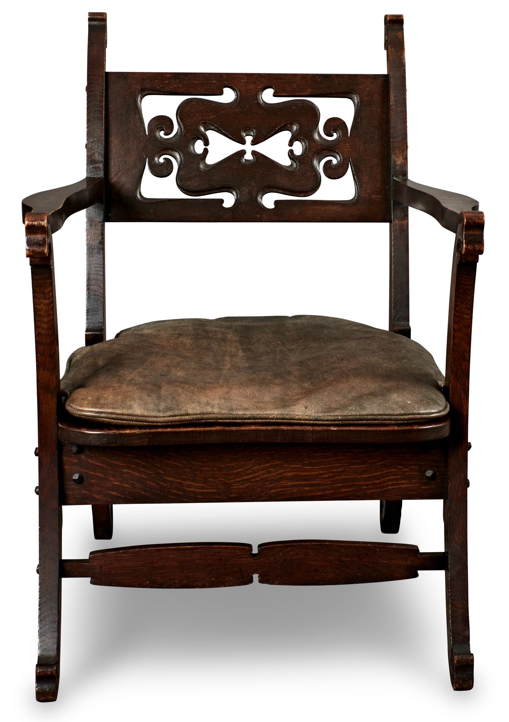 Charles Rohlfs | chair (1901) | MutualArt