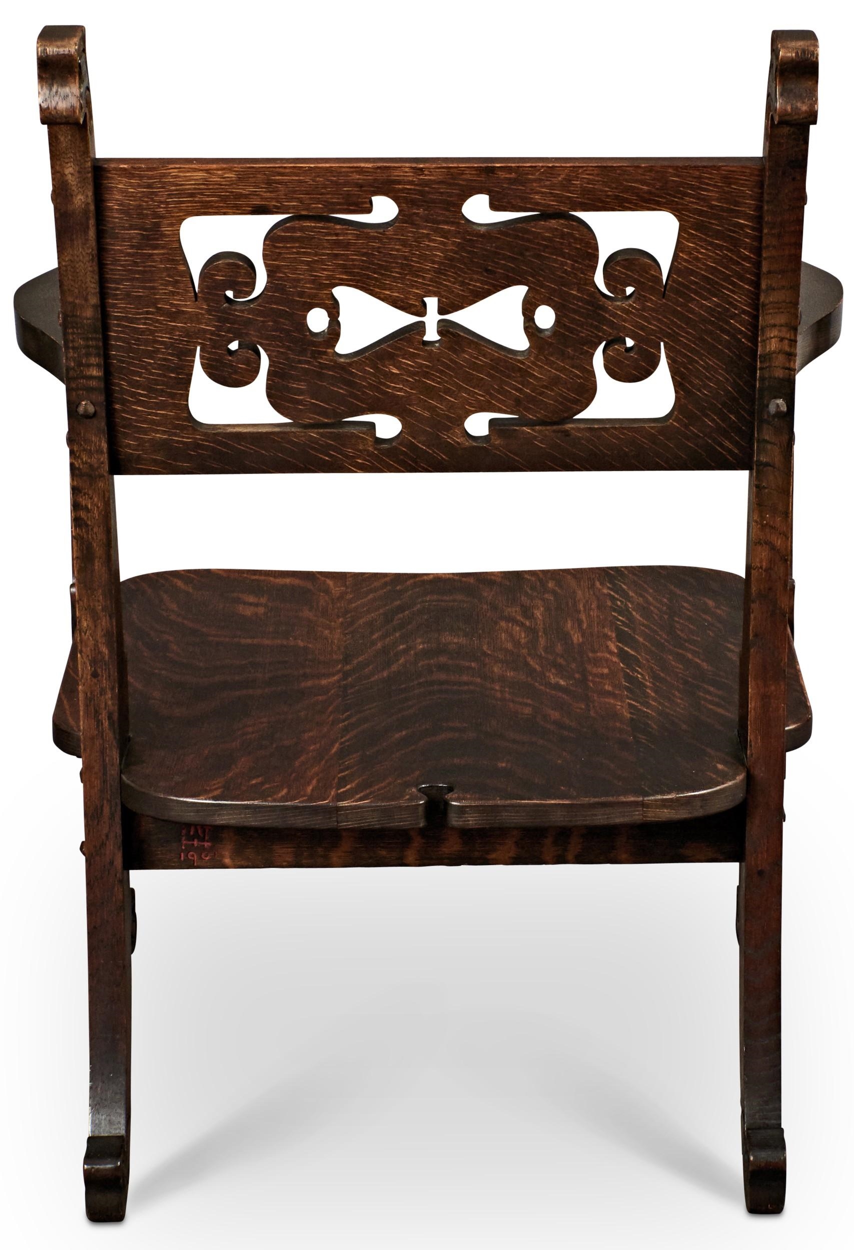 Charles Rohlfs | chair (1901) | MutualArt