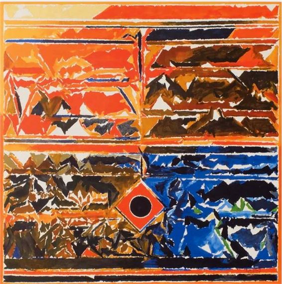 Syed Haider Raza | Forest of Symbols: Germination III (2007) | MutualArt