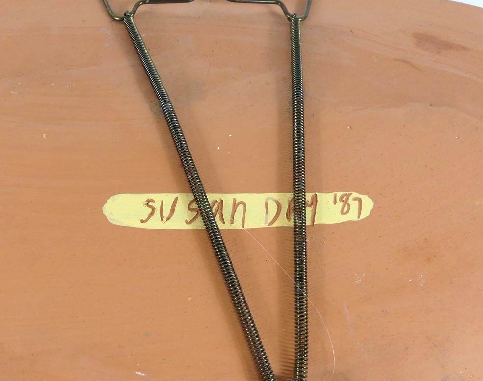 Susan Day | Colourful clay charger with images of turtles (1987 ...