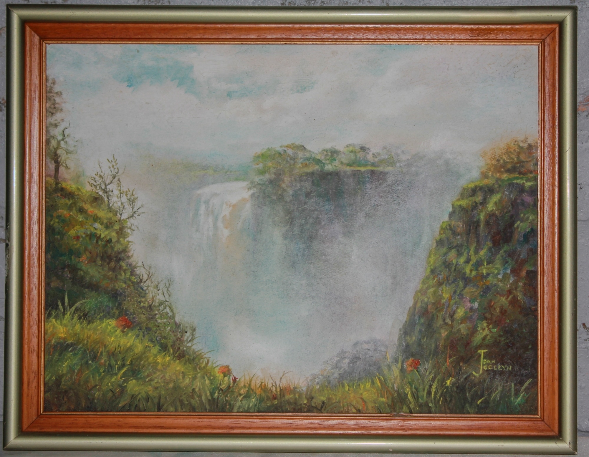 Artwork by Joan Jocelyn, WATERFALL, Made of oil on canvas