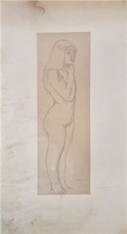 SAINT-PAUL Jean (1897-1974) Female nude Pencil... - Lot 240 - Rossini - Paul Saint-Jean