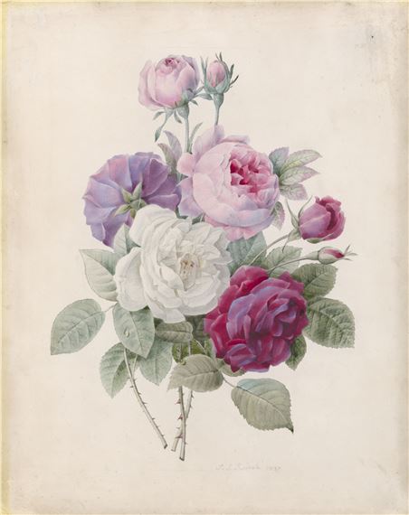 Pierre-Joseph Redoute | Bouquet de roses (1837) | MutualArt