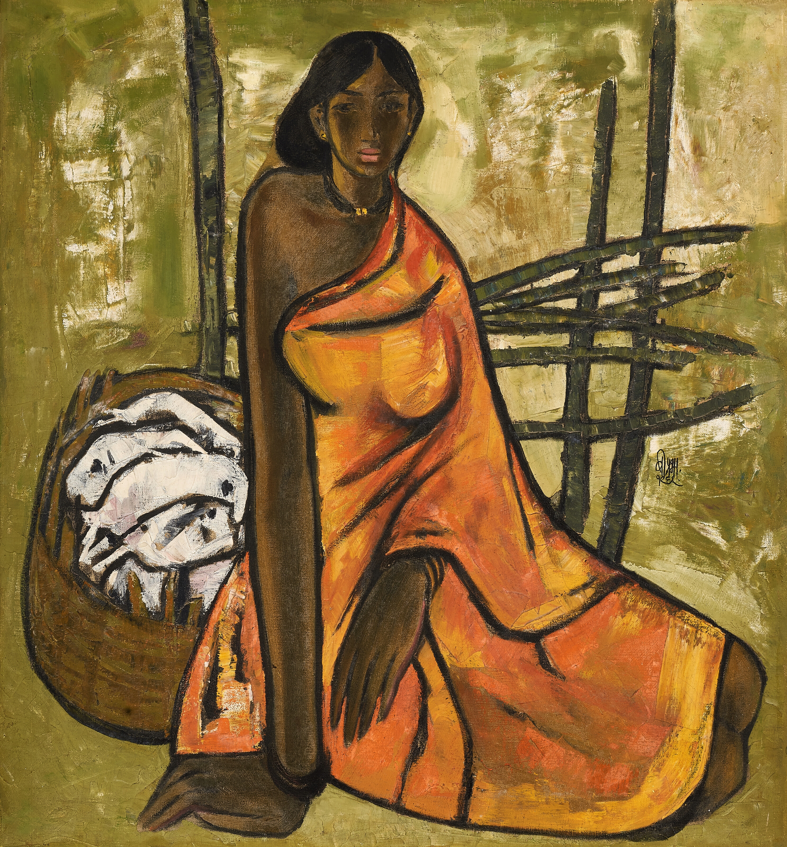 B. Prabha | Untitled (1961) | MutualArt