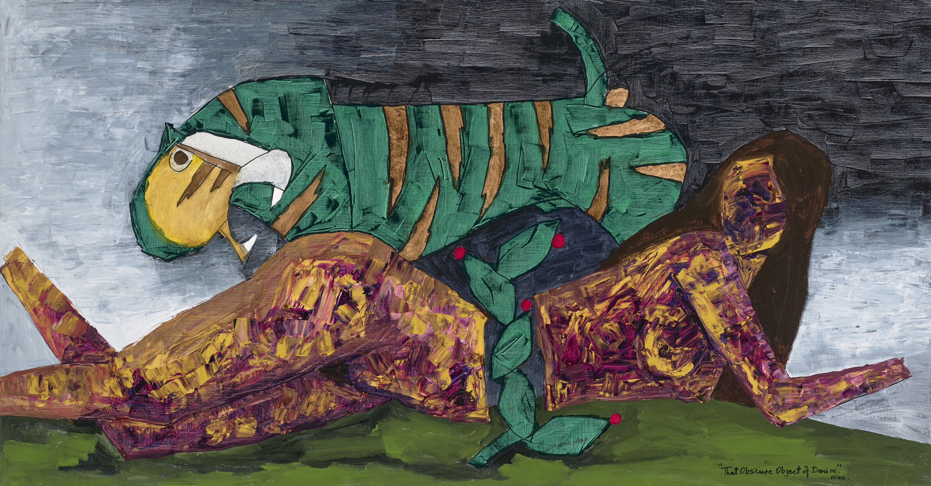Maqbool Fida Husain | That Obscure Object of Desire Nine (Early 1980s ...