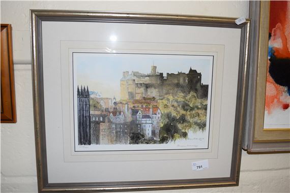 Brian Aldridge | Edinburgh Castle by Brian Aldridge limited edition ...
