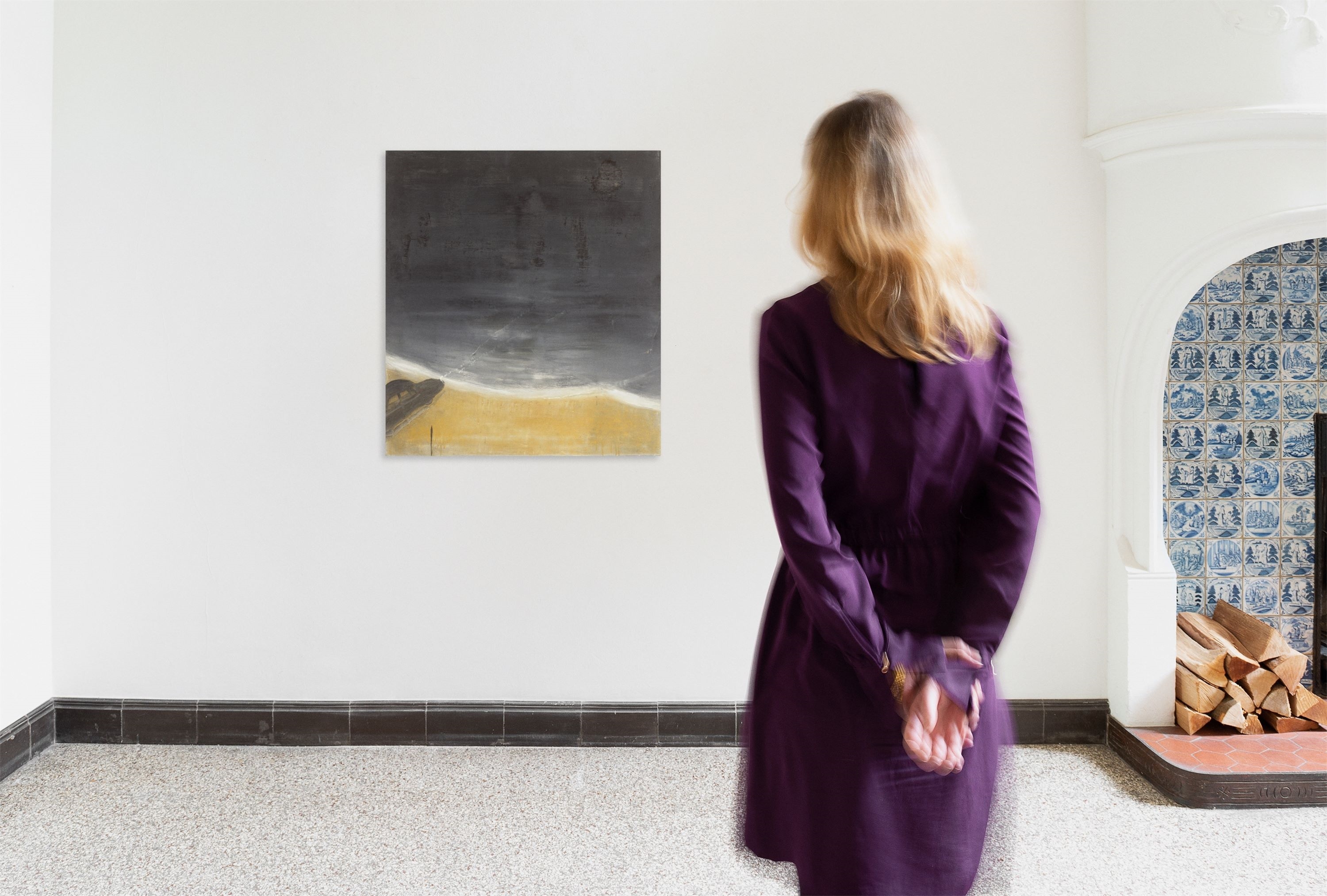 Artwork by Norbert Schwontkowski, ABEND AM MEER, Made of Oil on canvas