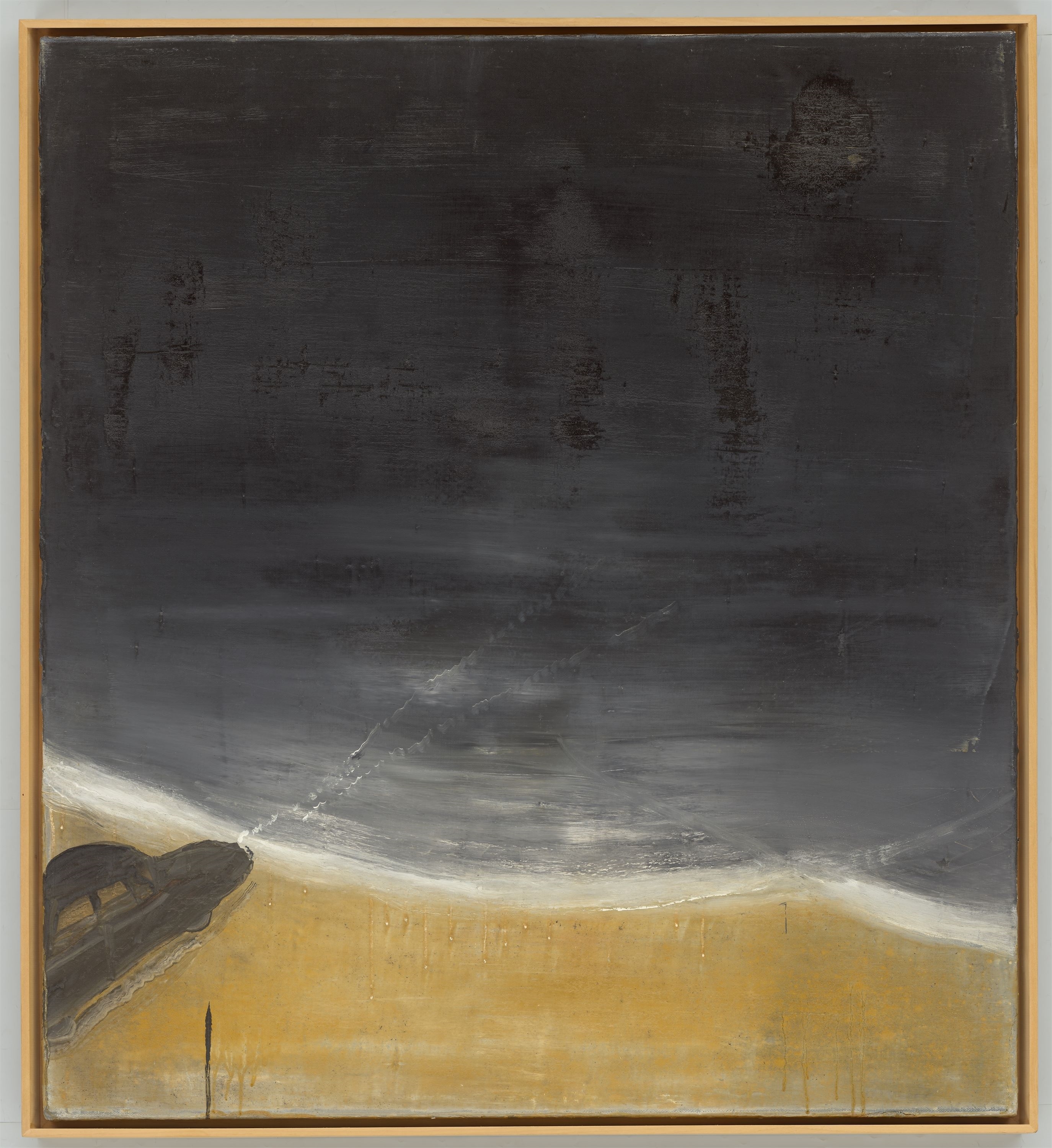 Artwork by Norbert Schwontkowski, ABEND AM MEER, Made of Oil on canvas