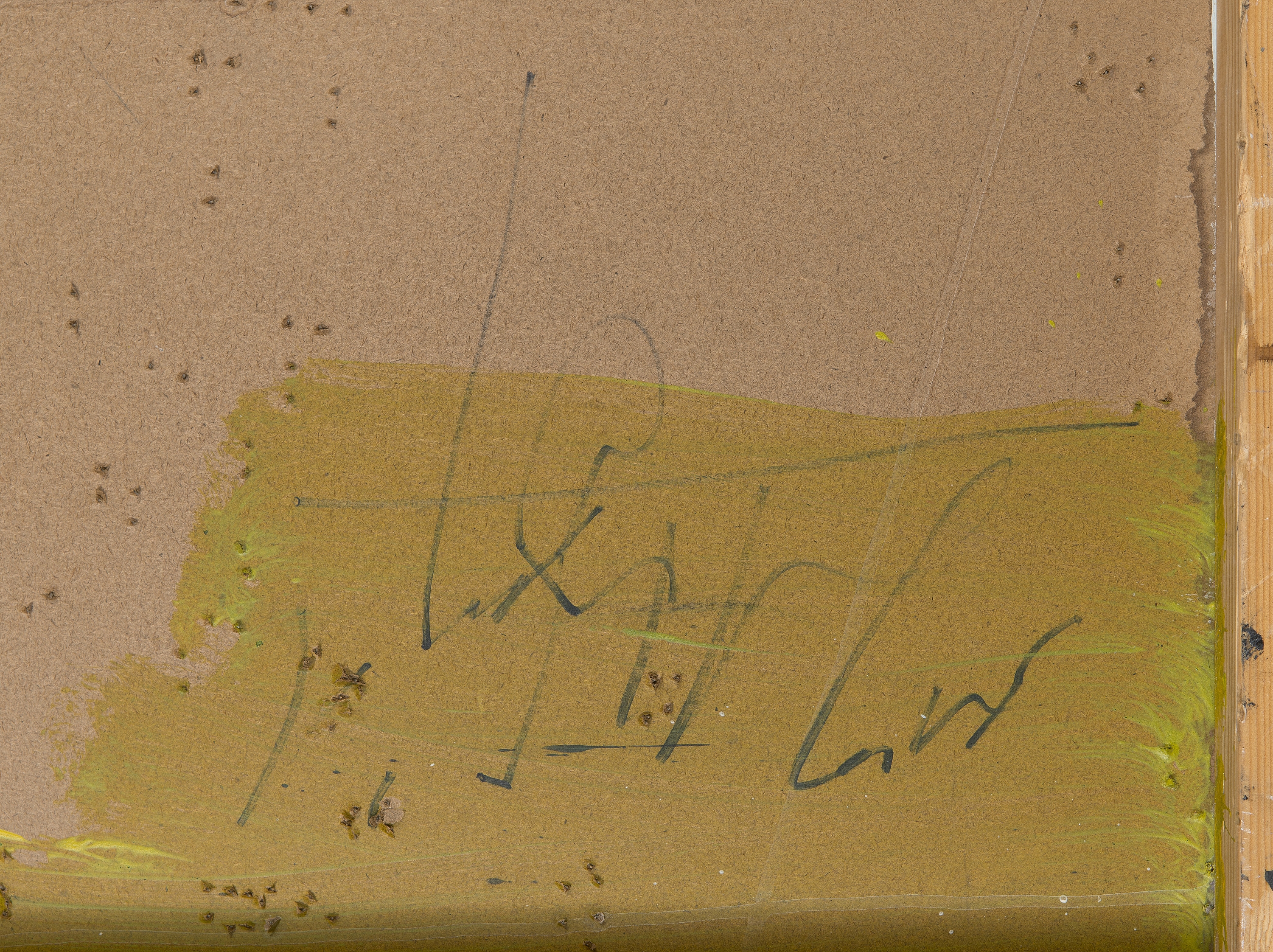 Artwork by Antti Ruuhela, "MMVI", Made of Oil and metal wire on panel/wood board