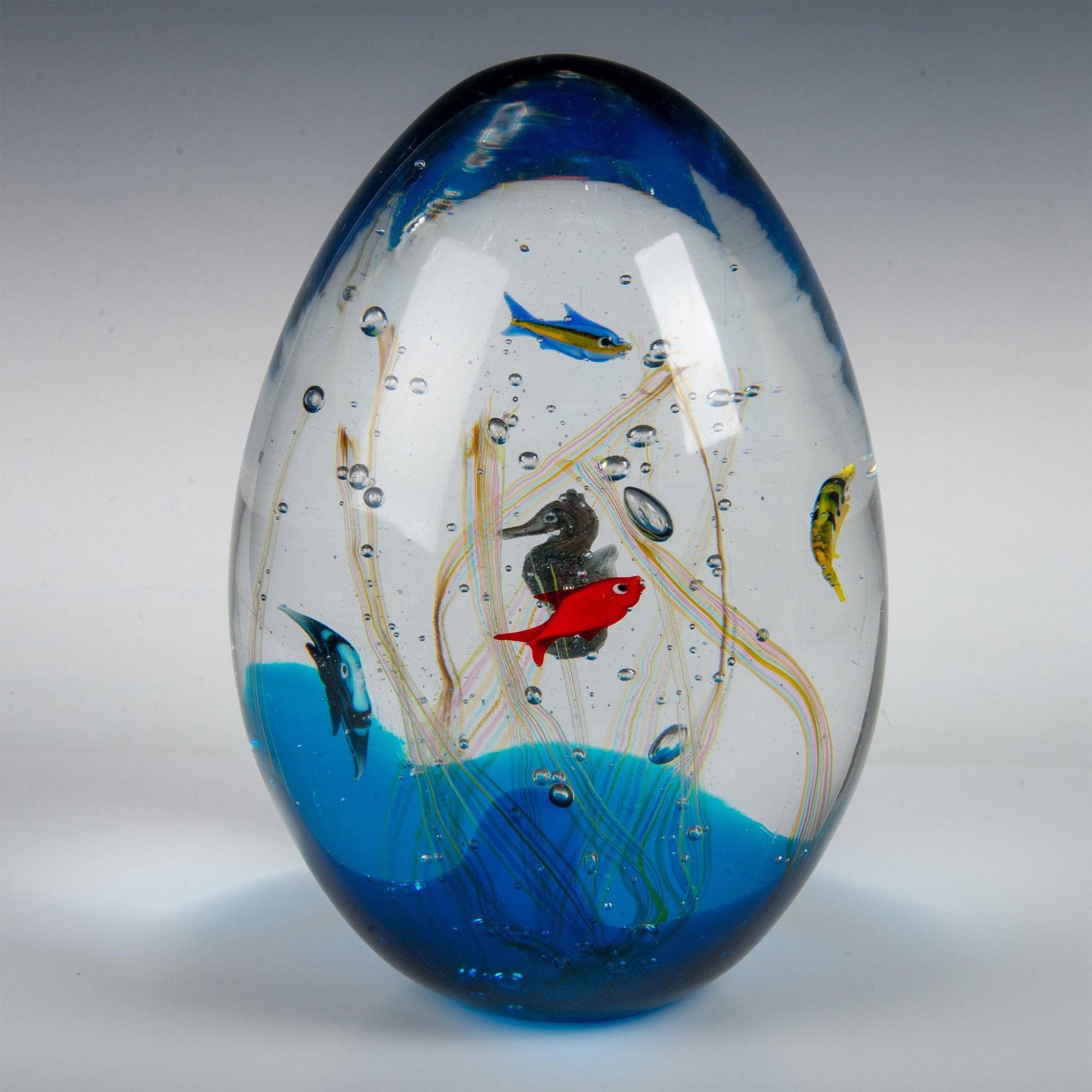 Elio Raffaeli | Murano Elio Raffaeli Ocean Aquarium Sculpture, Signed ...