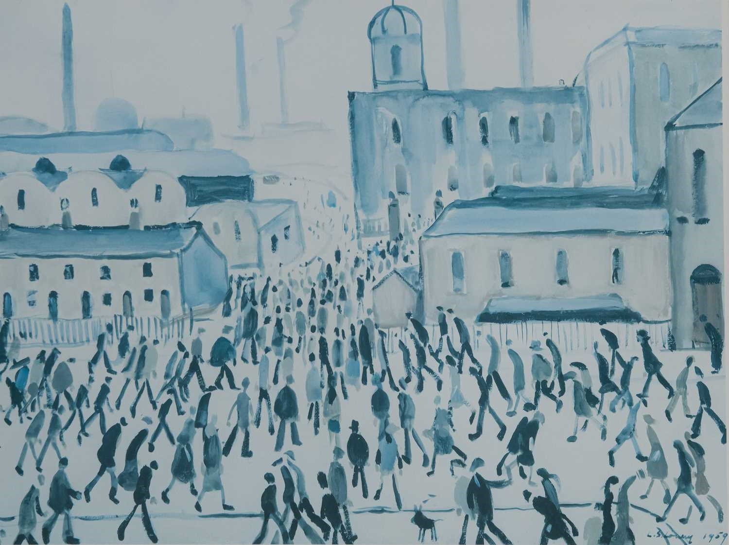 Laurence Stephen Lowry | By the County Court | MutualArt