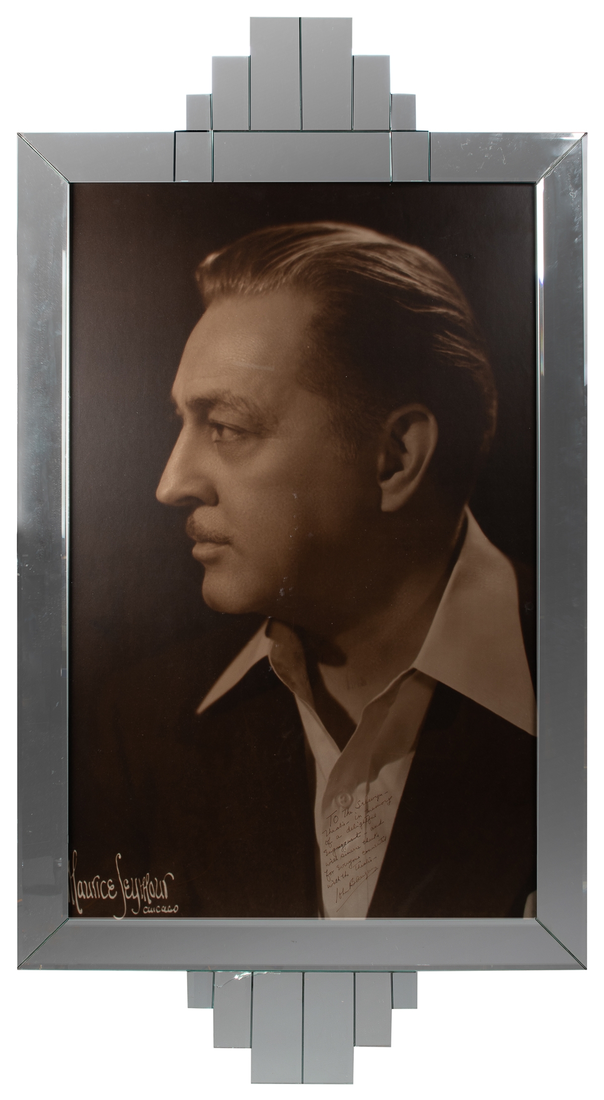 Enlarged photograph portrait by Maurice Seymour (Chicago) of John Barrymore (1882—1942 - Maurice Seymour