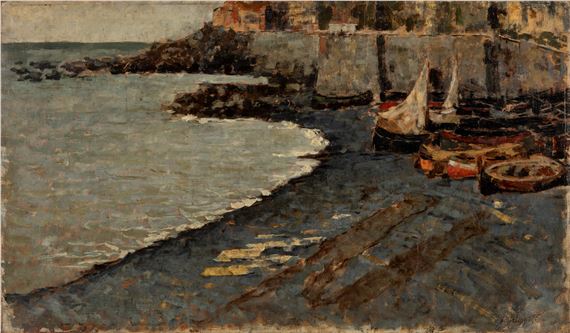 Marine landscape by Francesco Filippini, 1956