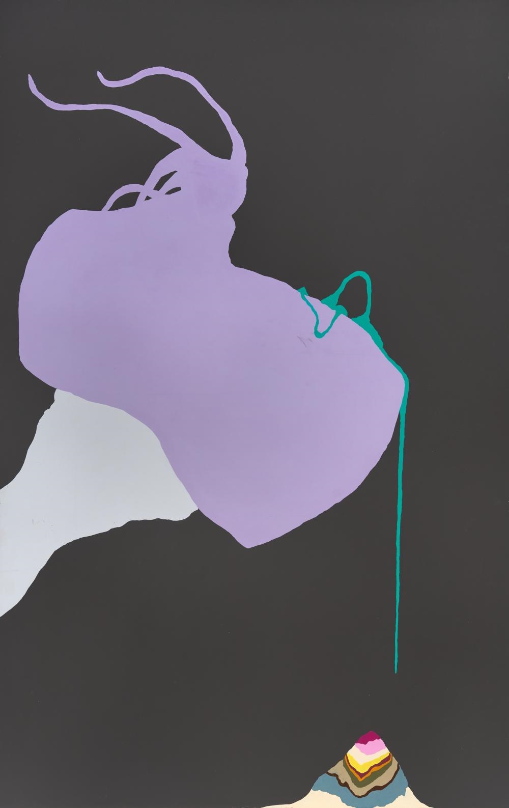 Artwork by Lara Merrett, Head On, 2003, Made of acrylic on canvas