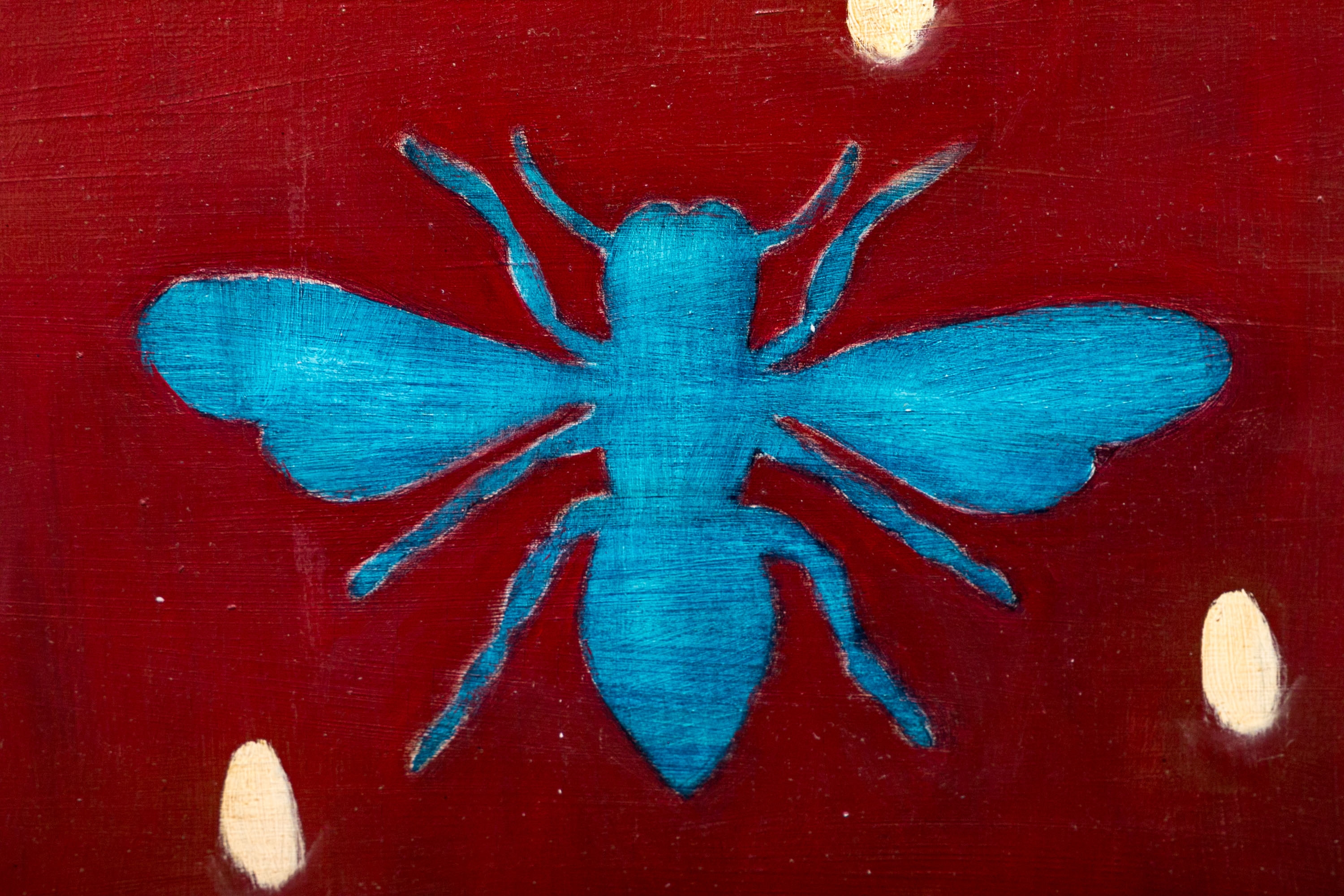 Artwork by Diane Horton, "Simple Entanglement", Made of oil and wax on panel