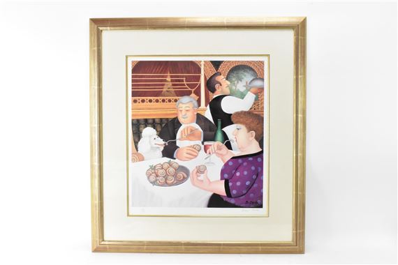 Beryl Cook | Beryl Cook (1926-2008) 'Dining in Paris' signed limited ...