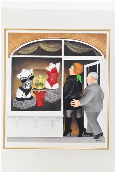 Beryl Cook | Beryl Cook (1926-2008) 'Lingerie Shop' signed limited ...