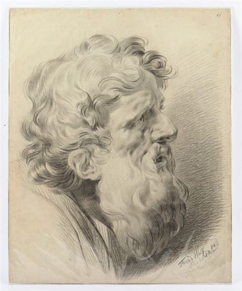 "Bildnis eines bärtigen Mannes" - Friedrich Wolf