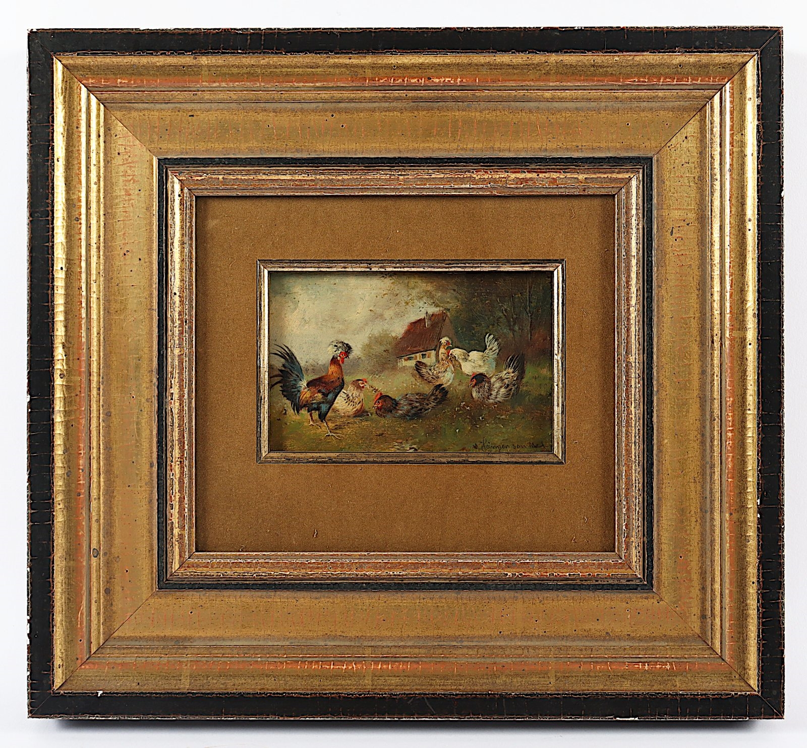 Max Hänger the Younger | Hühnervolk (1898) | MutualArt