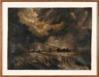 Landscape with Storm Clouds - Muzi Ndlela