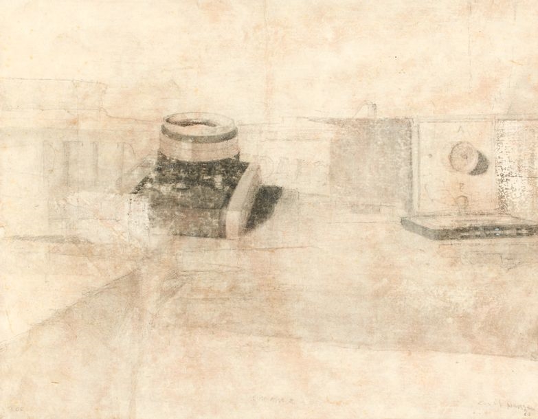 Artwork by Lluís Marsans, Camara II, Made of Mixed media on paper