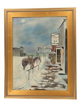 Crazy Horse Saloon, - Clarence Basil Cuts-the-rope