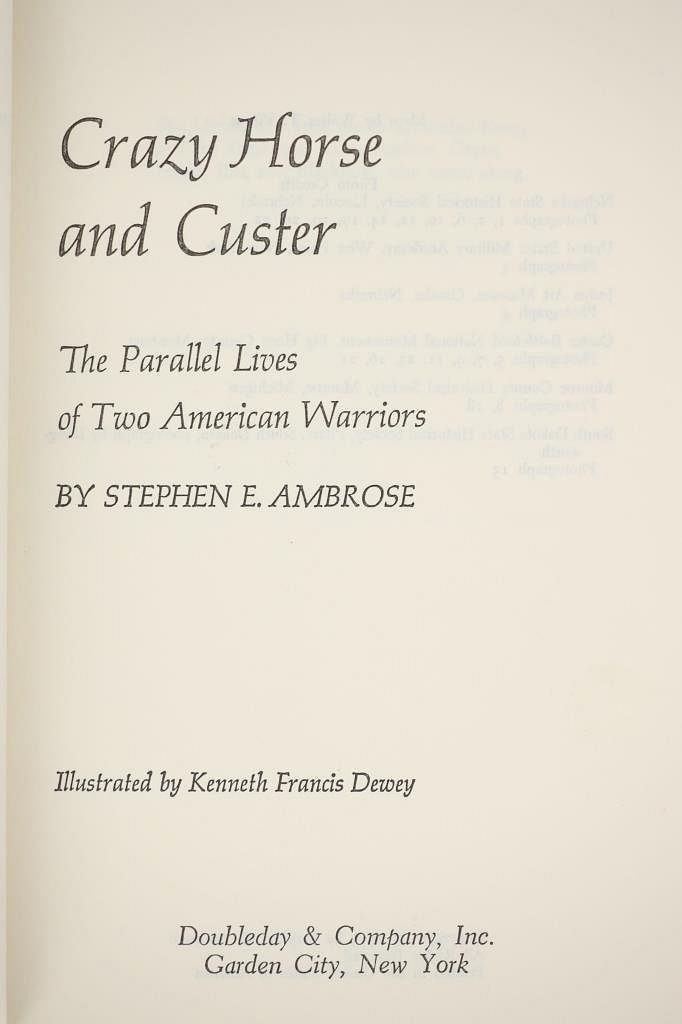 Kenneth Francis Dewey | Crazy Horse and Custer | MutualArt