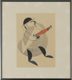 &quot;Runde Figur mit Melone&quot; - Georgy Alexandrovich Echeistov