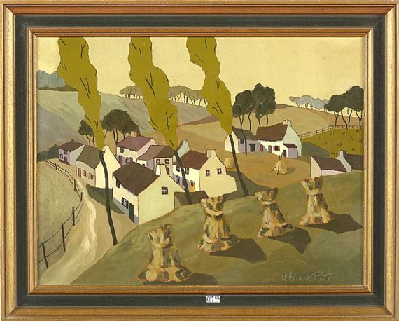 Les moissons by Adrien Van de Putte