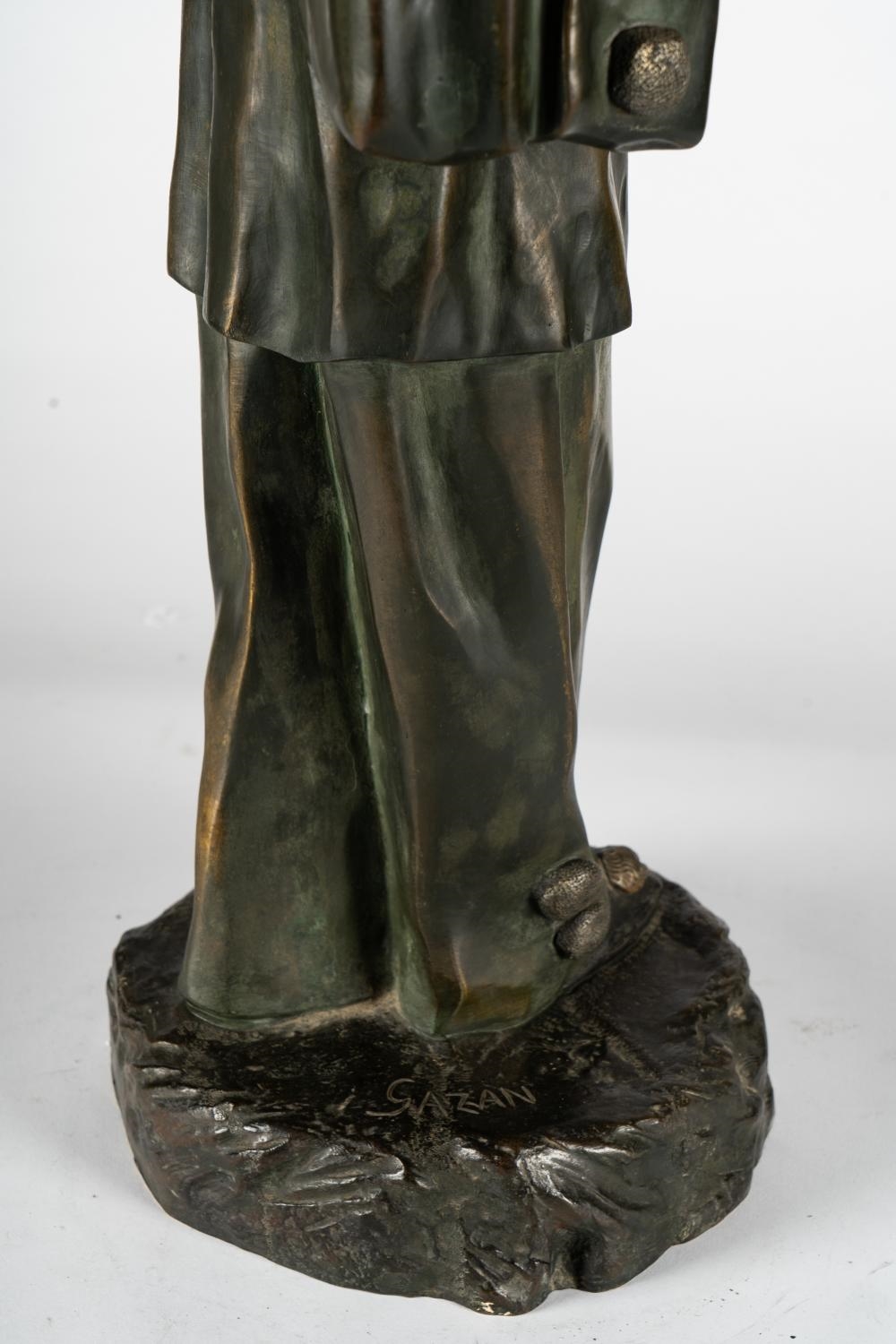 Artwork by Henry Gazan, : Pierrot, Made of bronze