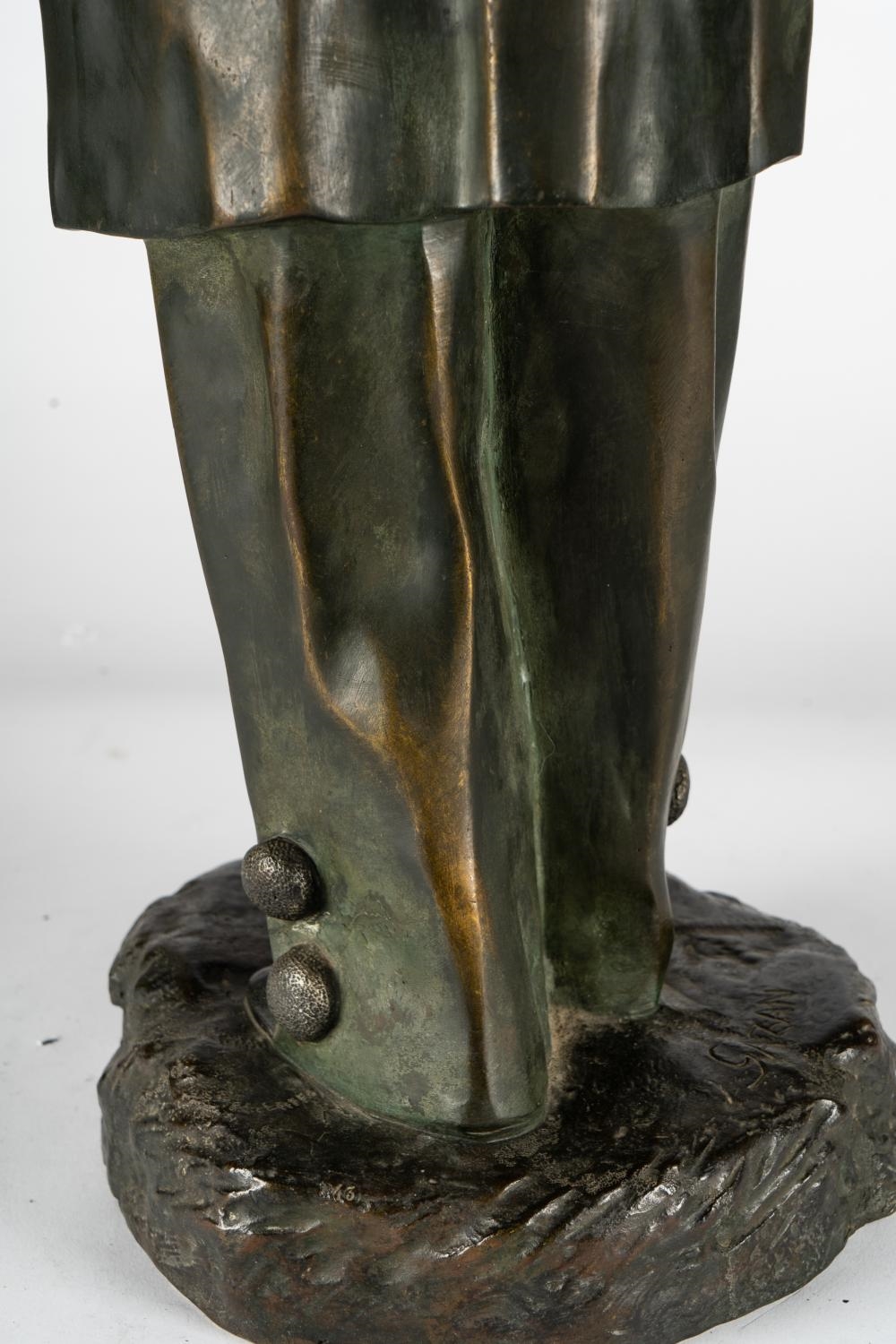 Artwork by Henry Gazan, : Pierrot, Made of bronze