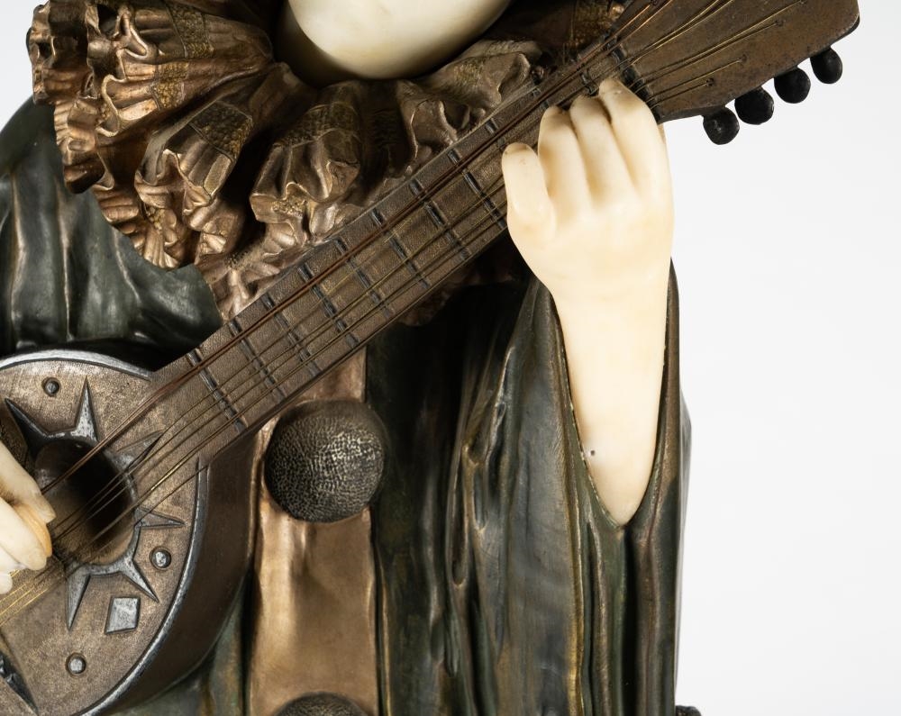 Artwork by Henry Gazan, : Pierrot, Made of bronze